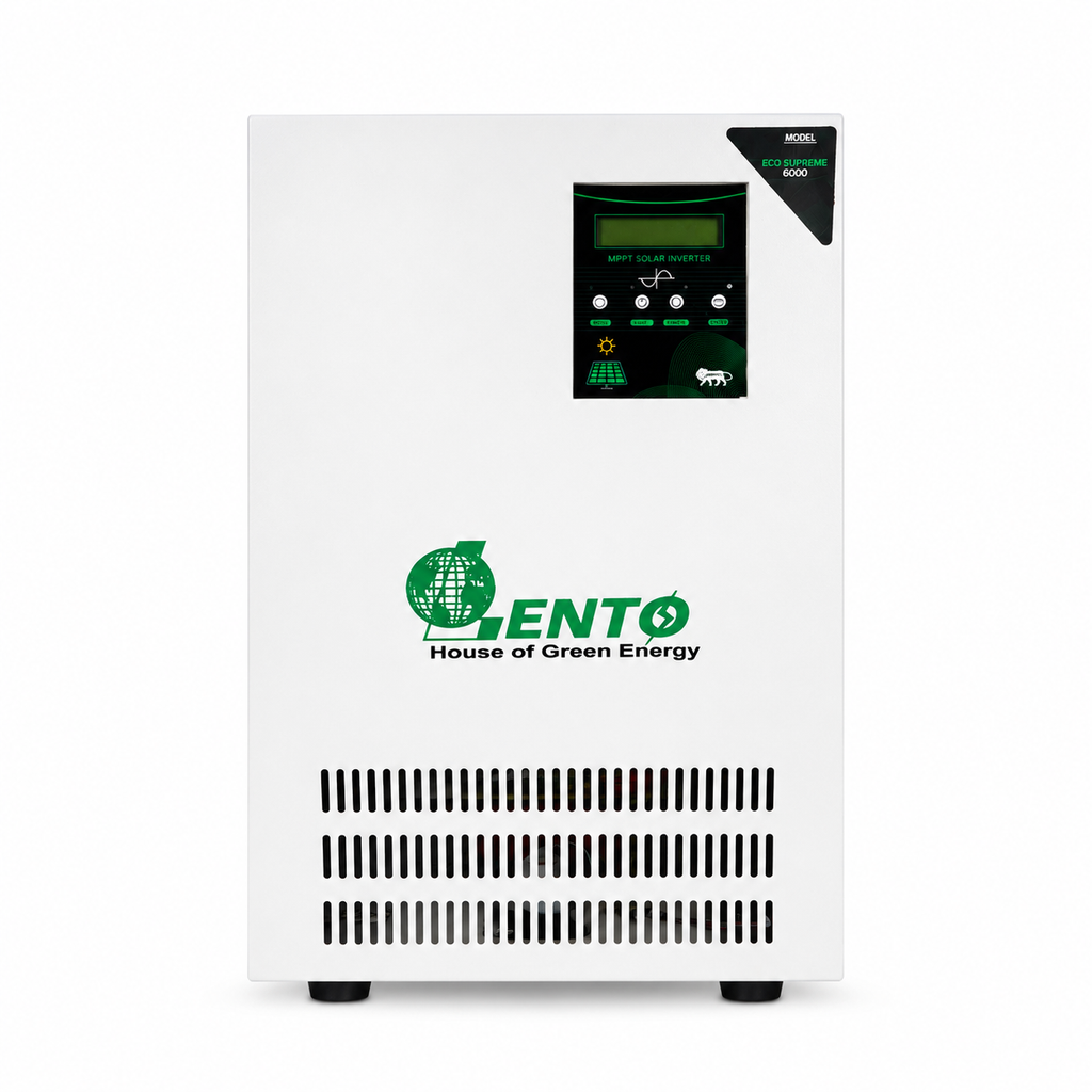 Lento 3.5KVA 48V Solar Hybrid Inverter with MPPT | Pure Sine Wave Solar UPS | Supports Lithium, Tubular, SMF & Gel Batteries | Solar Inverter for Home & Office | Silent Operation | Industrial Grade