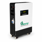 Lento 2.1KVA 25.6V Lithium Battery Inverter UPS | Inbuilt LiFePO4 Battery | Up to 6Hr 15Min Backup @400W | Pure Sine Wave Output | LCD Display | Portable Wheel Base | Fast Charging