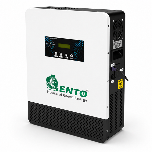 1100 VA 12.8V Lithium Battery Solar Inverter | Pure Sine Wave Hybrid UPS | Inbuilt LiFePO4 Battery | PWM Solar Controller | Wall Mount Home UPS