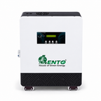 Lento 2.5KVA 25.6V Hybrid Solar Lithium Inverter | 12+ Years Design Life | Up to 6Hr 15Min Backup @400W | Pure Sine Wave UPS | PWM Charge Controller | Home & Office Use