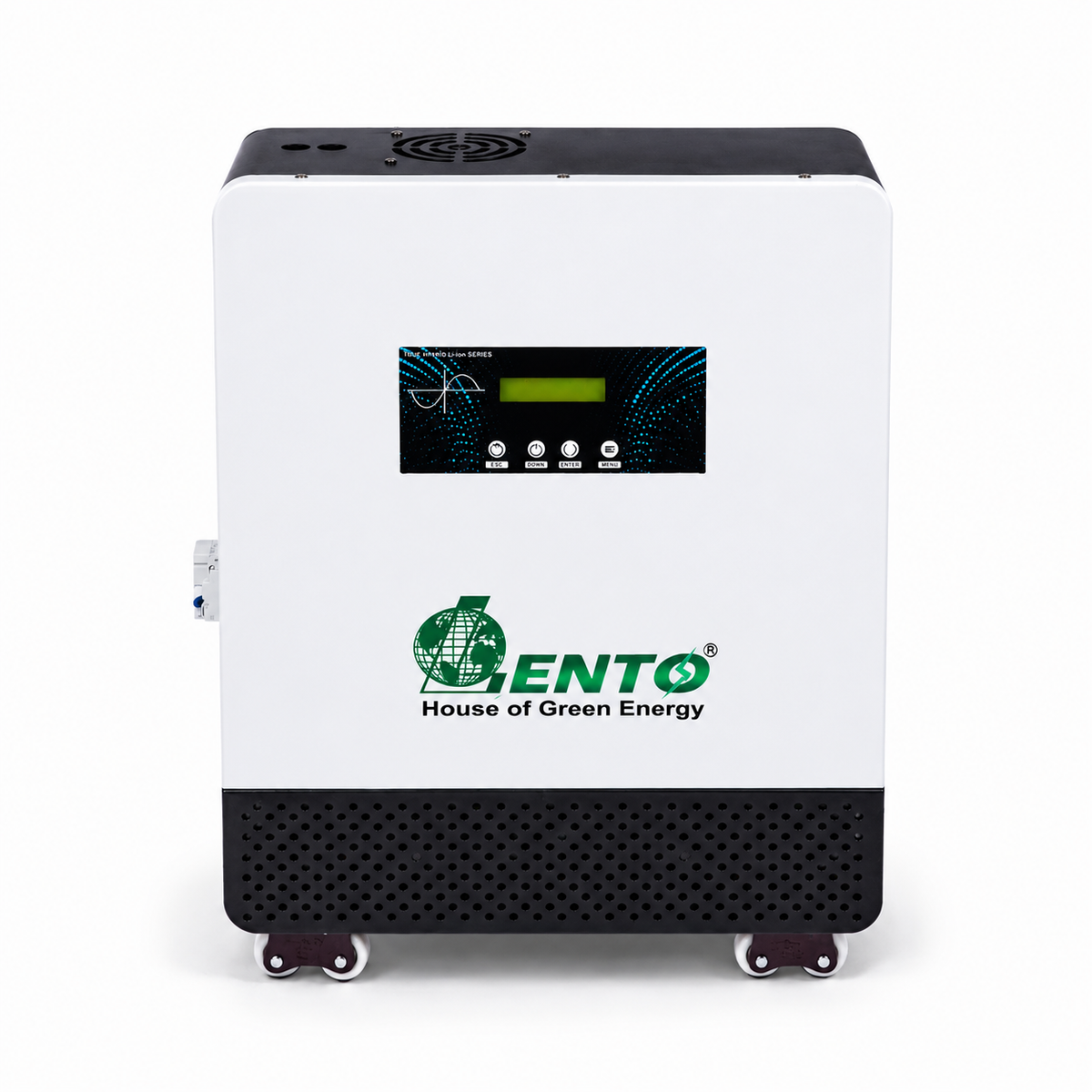 Lento 2.5KVA 25.6V Hybrid Solar Lithium Inverter | 12+ Years Design Life | Up to 6Hr 15Min Backup @400W | Pure Sine Wave UPS | PWM Charge Controller | Home & Office Use