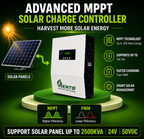 Lento 2.5KVA 24V Solar Inverter for Home | Hybrid Solar PCU with Advanced MPPT Technology | Pure Sine Wave Solar UPS | Compatible with Lithium, Tubular, SMF & Gel Batteries | Wall-Mount Design
