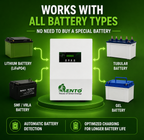 Lento 2.5KVA 24V Solar Inverter for Home | Hybrid Solar PCU with Advanced MPPT Technology | Pure Sine Wave Solar UPS | Compatible with Lithium, Tubular, SMF & Gel Batteries | Wall-Mount Design